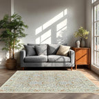 4x6 Area Rug for Bedroom Beside Rug, Laundry Room, Washable Non-Slip Low Pile - Image 3