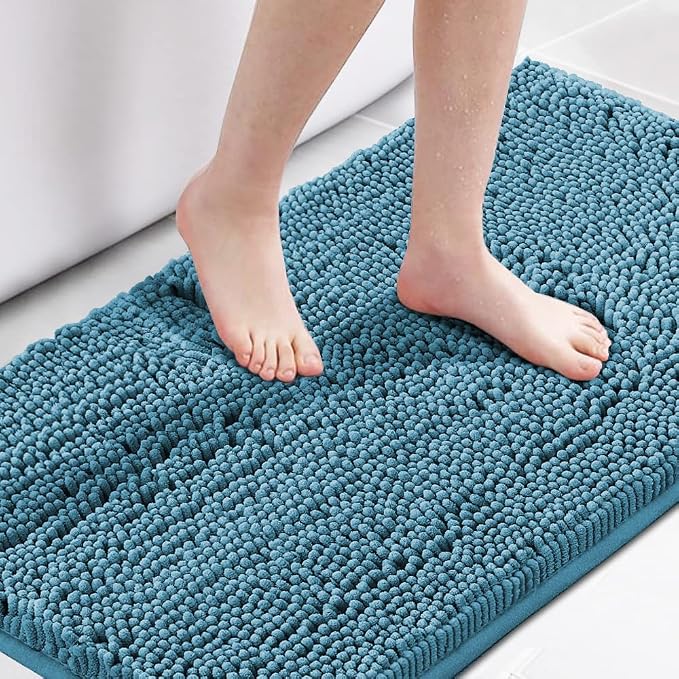 H.VERSAILTEX Microfiber Bath Rugs Chenille Floor Mat Ultra Soft Washable by HVERSAILTEX