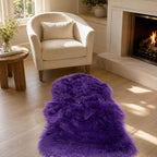 EasyJoy Faux Sheepskin Rug, Fluffy Faux Fur Rug, Ultra Soft Shag Area Rug by EasyJoy