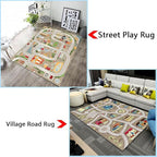 Kid Rug Carpet Playmat for Toy Cars and Train，Play Area Rug - Image 5