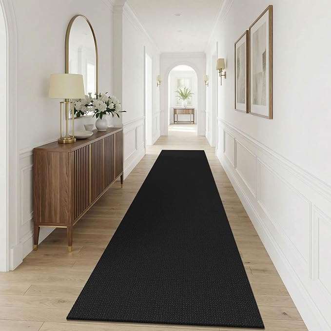 KOZYFLY Black 3x12 Runners Rugs - Image 8