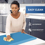 KitchenClouds Kitchen Mat Cushioned Anti Fatigue Kitchen Rug 0.75inch Water - Image 3