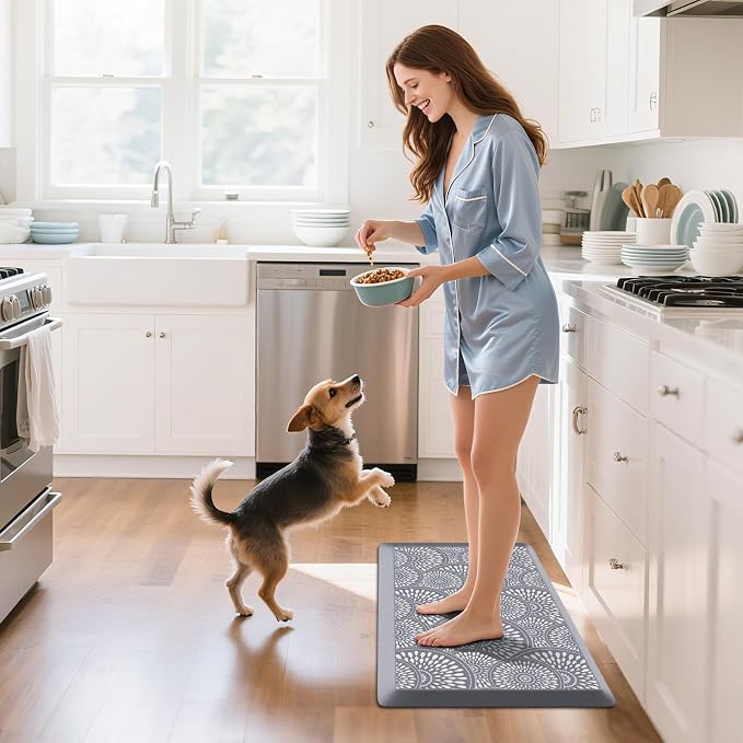 Mattitude 4/5 Inch Kitchen Mat, 17.3x28in Heavy Duty Ergonomic Comfort Foam - Image 7