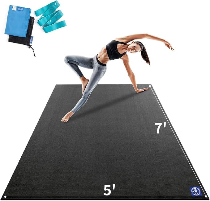 MRO Extra Large Yoga Mat, Soft for Women and Men Fitness, stretching by MRO