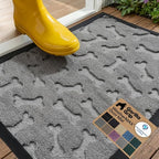 GORILLA GRIP 100% Waterproof All-Season WeatherMAX Doormat, US Designed Natural by Unknown