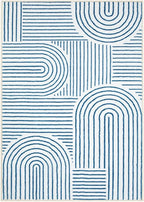 Lahome Abstract 8x10 Area Rugs, Soft Washable Blue Rugs 8x10 Living Room Rugs - Image 7