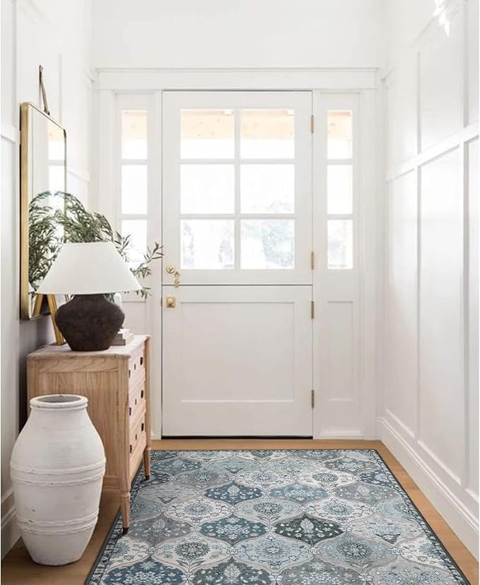 Lahome Moroccan Trellis Washable Rugs, 3x5 Area Rug - Image 6