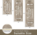Vaukki Boho Kitchen Rug Sets 3 Pieces, Washable Kitchen Mats - Image 2
