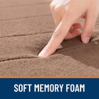OLANLY Memory Foam Bath Mat 24x16, Super Soft Absorbent Bathroom Rugs, Quick Dry - Image 5