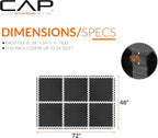 CAP Puzzle Exercise Mats | 3/4” Thick EVA Interlocking Foam Tiles - Image 4