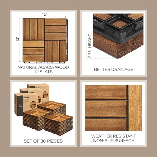 THYOI Premium Deck Tiles, Patio Flooring - Image 2