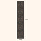 Washable Long 2x10 Hallway Runner Rug - 10ft Floral Foyer Rugs - Image 2