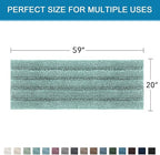H.VERSAILTEX Bathroom Rugs Bath Mat Runner Rug Non Slip Kitchen Rug Extra Long - Image 2