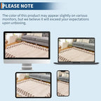 GarveeHome 4x6 Area Rug Small Washable Living Room Rug Scalloped Rug - Image 9