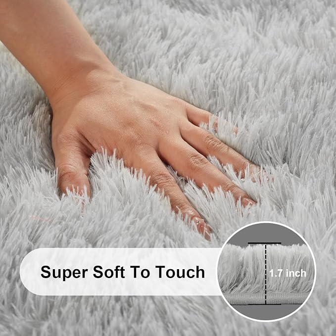 Area Rugs 9x12 Living Room, Large Fluffy Rugs - Image 2