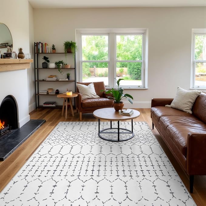 Lahome Moroccan 9x12 Washable Area Rug - Image 6