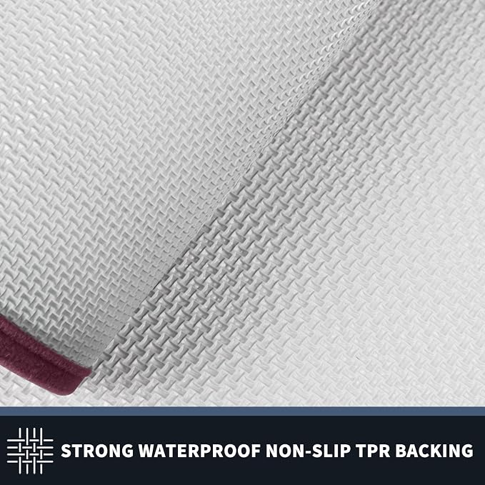 PURRUGS Dirt Trapping Door Mat 24" x 36", Non-Slip Machine Washable Entryway Rug - Image 4