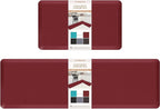 HappyTrends 2 PCS Kitchen Mat Cushioned Anti-Fatigue Floor Mat, Heavy Duty by HappyTrends