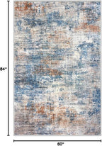 IOHOUZE Abstract Area Rugs 5x7 Ft Washable Rugs - Image 2
