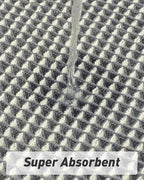 Upgraded Waffle Bath Mat, Super Absorbent Non Slip Bath Mats - Image 3