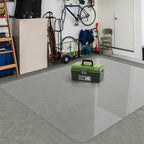 Area Floor Mat for Home, Spill Resistant Hard Floor Protector Cover for Bedroom by ZPAIAreaFloorProtector