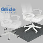 Chair Mat for Hardwood Floor, Large Anti-Slip Hard Floor Protector Rolling - Image 5