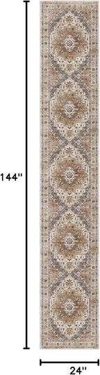 Madane Hallway Runner Rug 2x12, Extra Long Washable Runner Rugs - Image 2