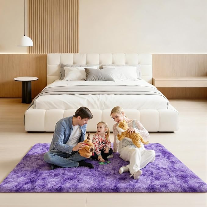 5x7 Area Rugs for Living Room, Large Fluffy Rugs for Bedroom, Fuzzy Shag Soft - Image 6
