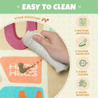 Large ABC Alphabet Classroom Rugs Elementary – 8x10 School Rug - Image 3