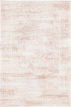 Latte&Fog Pink Washable Hallway Runner Rug 2x10, Non Slip Low Pile Soft Rugs - Image 4