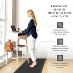 HappyTrends 2 PCS Kitchen Mat Cushioned Anti-Fatigue Floor Mat, Heavy Duty - Image 6