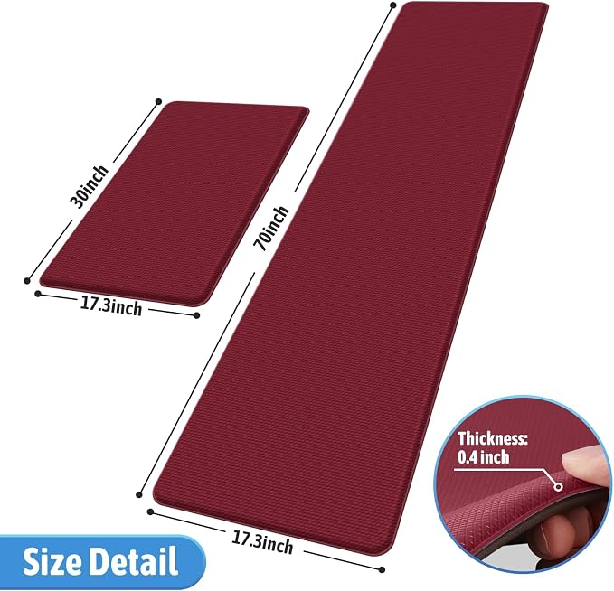 StepLively Kitchen Mat, Cushioned Kitchen Mats - Image 2