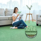 Keeko 5x7 Sage Green Area Rugs for Bedroom, Soft Modern Living Room Rug Indoor - Image 11