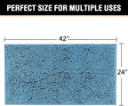H.VERSAILTEX Microfiber Bath Rugs Chenille Floor Mat Ultra Soft Washable - Image 2