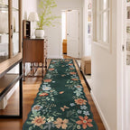 Lahome Floral Hallway Runner Rug Non Slip, Kitchen Runners Carpet by Lahome