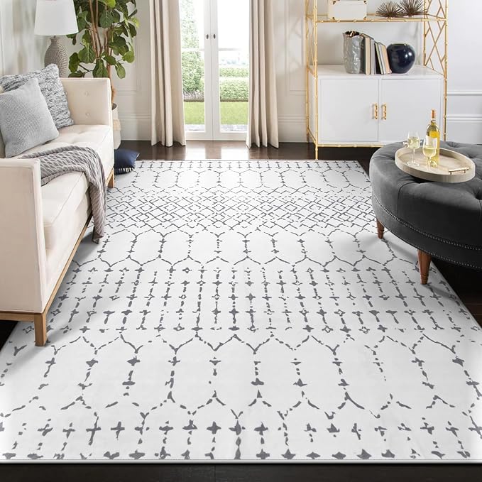 Lahome Moroccan 8x10 Rugs for Living Room - Image 7