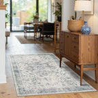 Rugxara 3x5 Washable Entryway Rug, Non Slip Boho Runner Rugs by Rugxara