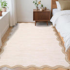 GarveeHome Scalloped Washable Rugs 5x7 Rug - Image 3
