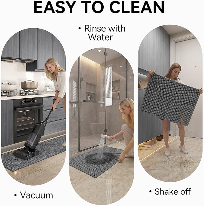 Kitchen Rugs and Mat Non Slip Washable, Super Absorbent Kitchen Mats - Image 7
