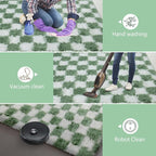 Shag Runner Rug for Bedroom Living Room 2x6 Upgrade Non-Slip Fluffy Soft - Image 6
