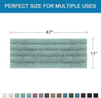 H.VERSAILTEX Bath Rugs for Bathroom Non Slip Bath Mats Extra Thick Chenille - Image 2