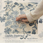 jinchan Zenith Round Rug 8ft Area Rug Soft 8'Round Vintage Floral Rug Non-Slip - Image 5