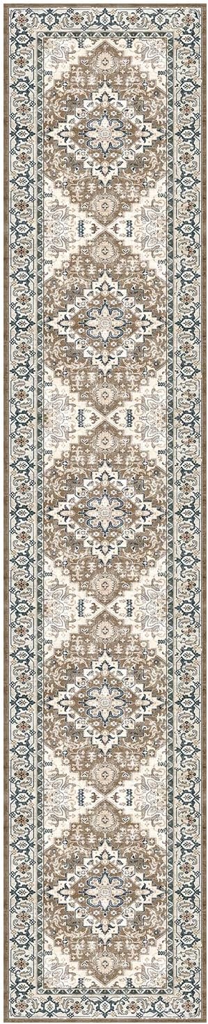 Lessymo 2 x 10 Long Runner Rug for Hallway, Washable Entryway Rugs Boho Faux - Image 9