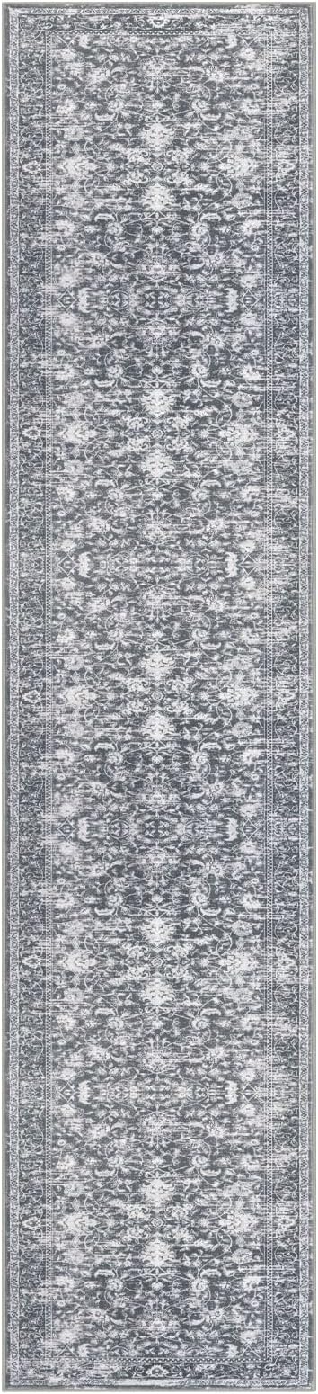 KILOCOCO Runner for Hallway 2x12 Runner Rug Printed Vintage Floral Washable Rug - Image 9