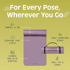 Retrospec Solana Yoga Mat 1" Thick w/Nylon Strap - Image 5