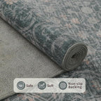 Rugxara 3x5 Washable Entryway Rug, Non Slip Boho Runner Rugs - Image 5