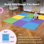 MioTetto Baby Play Mat, Soft Foam Floor Tiles - Image 2