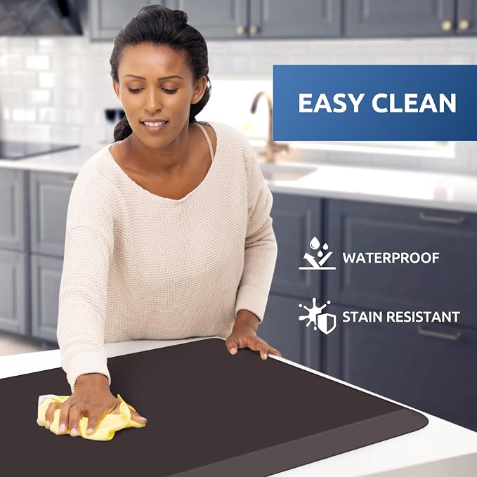 KitchenClouds Kitchen Mat Cushioned Anti Fatigue Rug 20"x32" Water Resistant - Image 3