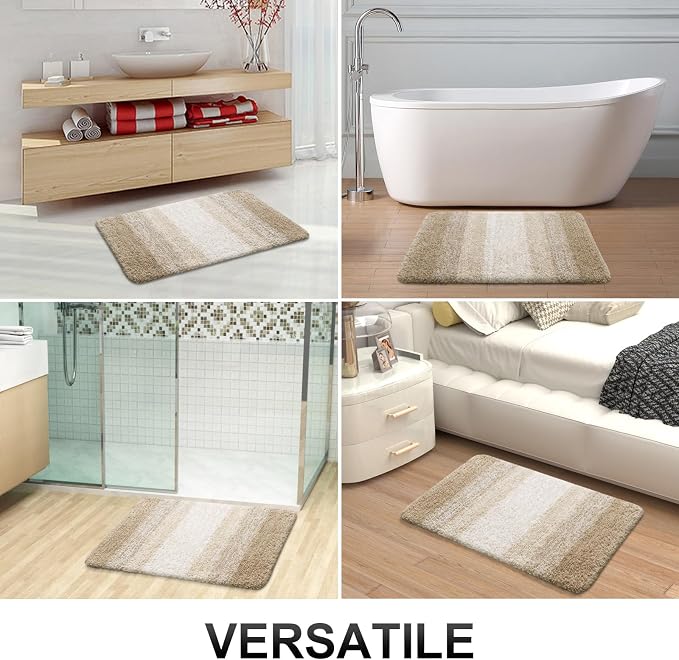 OLANLY Bathroom Runner Rugs Mat 59x20, Extra Soft Absorbent Microfiber Bath Rugs - Image 6