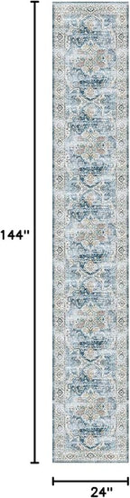 Madane Hallway Runner Rug 2x12, Extra Long Washable Runner Rugs - Image 2